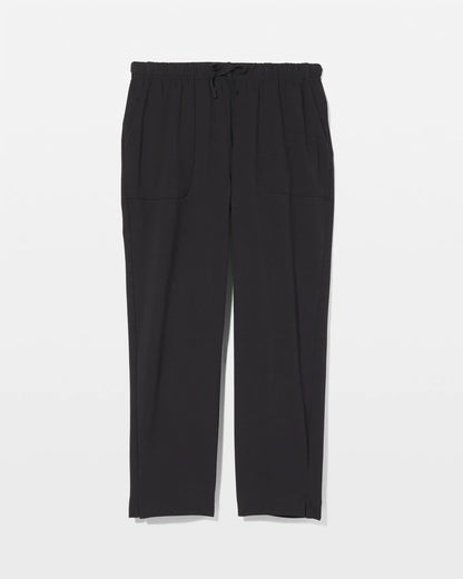 BLACK Crop Pajama Pants