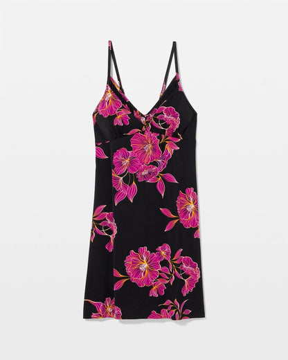 GILDED BLOOMS MAGENTA Classic Shirred Neck Chemise