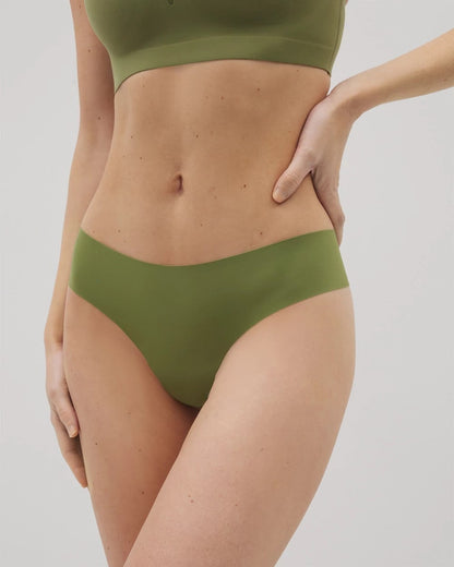 VETIVER GREEN Thong Panty
