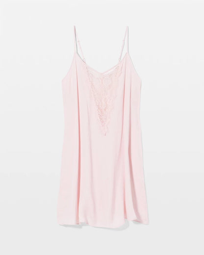 PRETTY PINK Lace Chemise