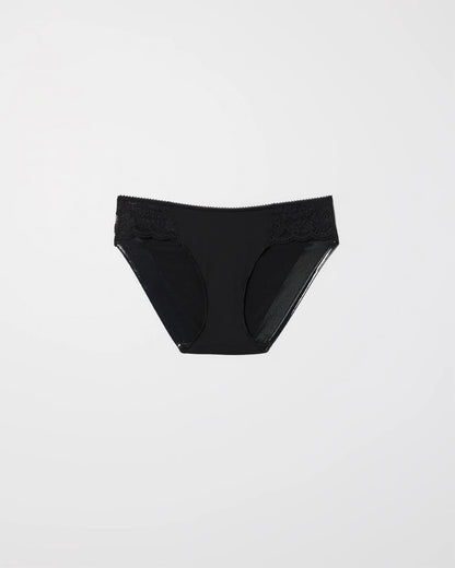 BLACK Bikini Panty with Lace