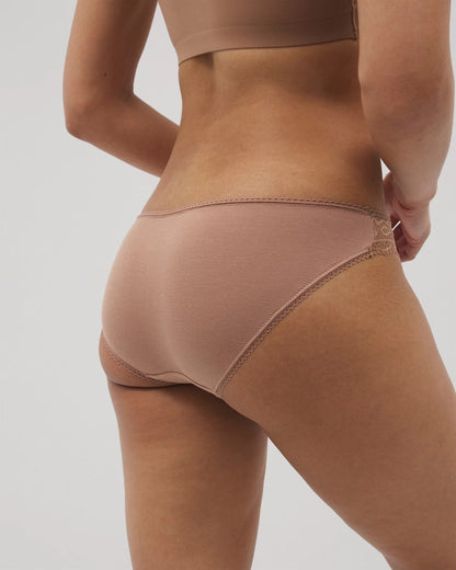 WARM SIENNA Bikini Panty with Lace