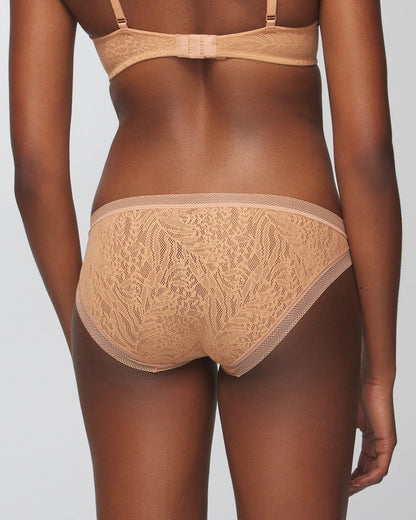 CREME BRULEE Soma Bikini Panty with Stretch Lace