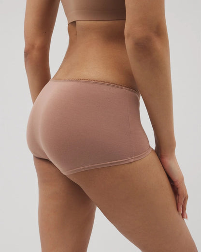 WARM SIENNA Lace Boyshort Panty