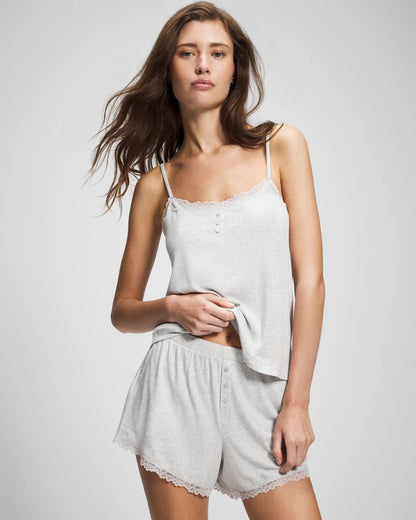 HEATHER FROST Pointelle Pajama Short