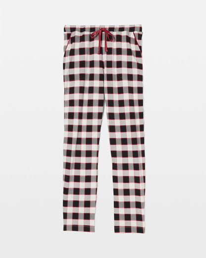 DREAMSCAPE PLAID BLACK Ankle Pajama Pant