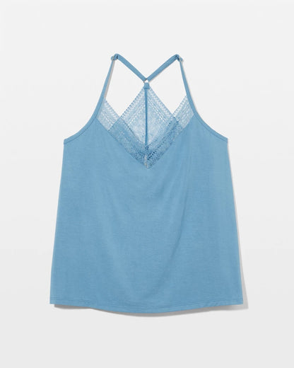 BLUE HEAVEN Geo Lace Pajama Cami