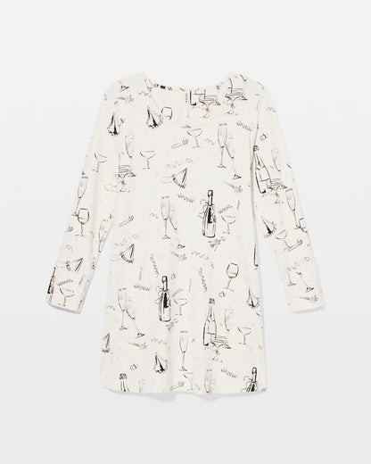 FIZZ THE SEASON FOIL Long-Sleeve Sleepshirt