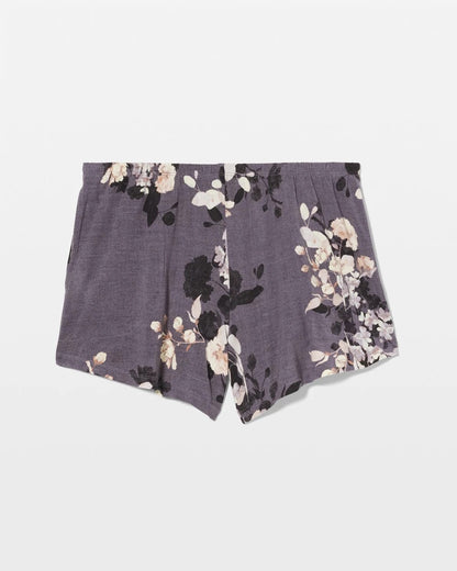 FLORAL DREAMS GRAY Relaxed Pajama Short