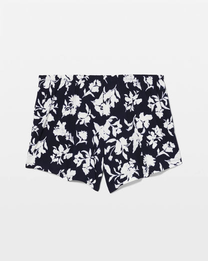 SERENITY PETALS NAVY Relaxed Pajama Short