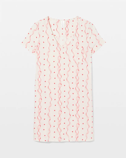 COQUETTE VALENTINE CHAMP Short Sleeve Sleepshirt