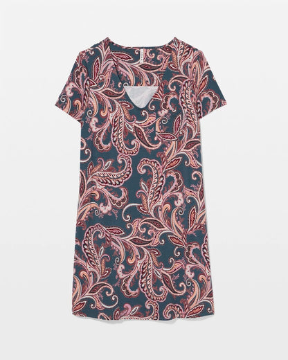 IMPERIAL PAISLEY MD PET Short Sleeve Sleepshirt