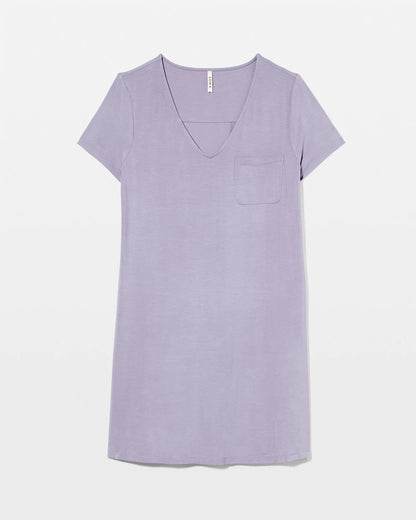 LAVENDER CLOUD Short Sleeve Sleepshirt
