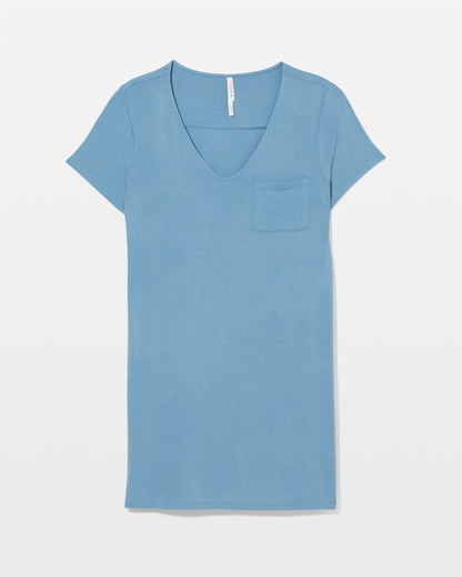 BLUE HEAVEN Short Sleeve Sleepshirt
