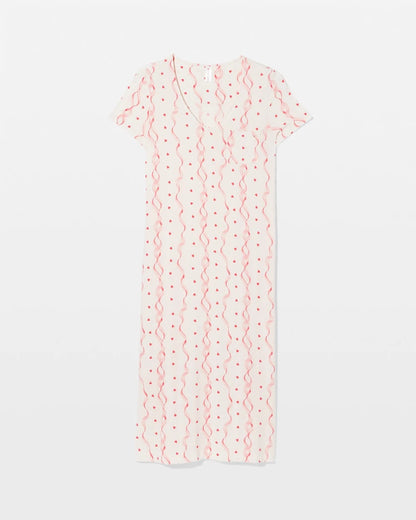 COQUETTE VALENTINE CHAMP Short Sleeve Long Sleepshirt