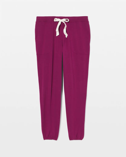 POMEGRANATE WINE Banded Ankle Pajama Pant
