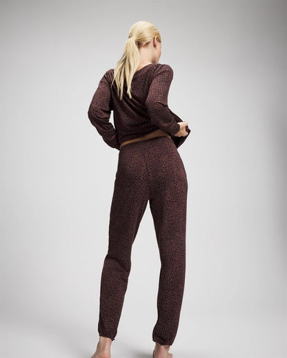 HOT SPOT MOCHA Banded Ankle Pajama Pant