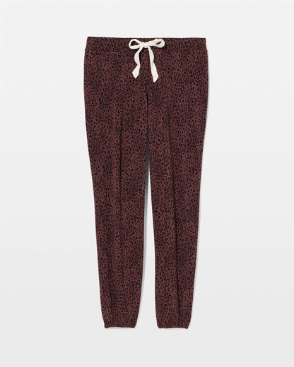 HOT SPOT MOCHA Banded Ankle Pajama Pant