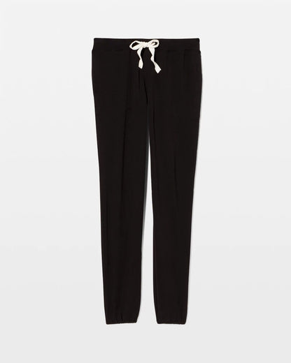 BLACK Banded Ankle Pajama Pant