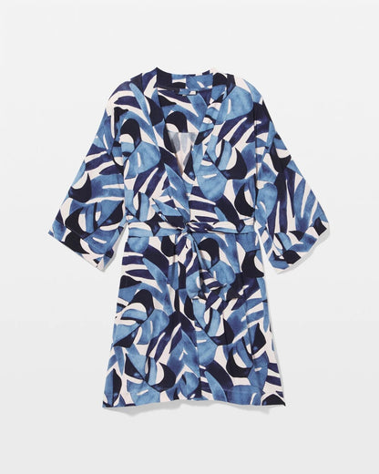 TROPICAL BREEZE SKY Short Robe