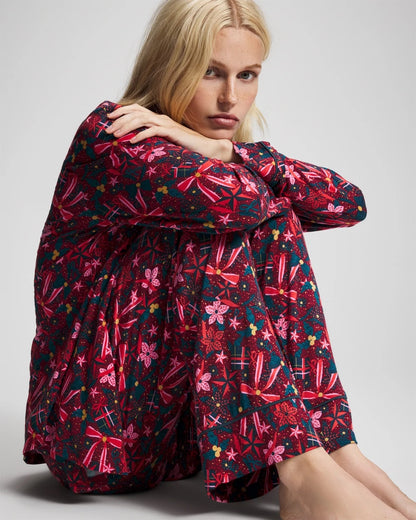 HOLLY JOLLY RED VELVET Printed Pajama Pant