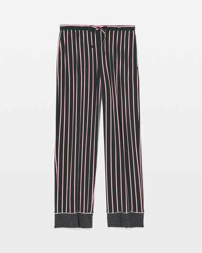 MIDNIGHT STRIPE GREEN JOL Printed Pajama Pant