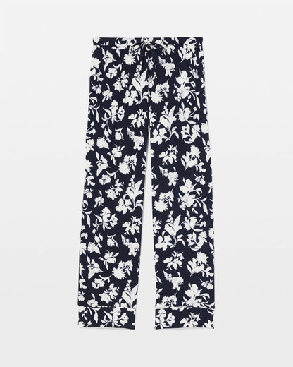 SERENITY PETALS NAVY Printed Pajama Pant