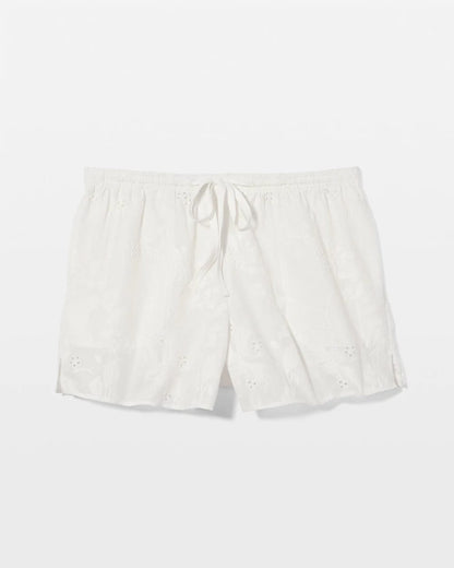 COCONUT Cotton Eyelet Pajama Short