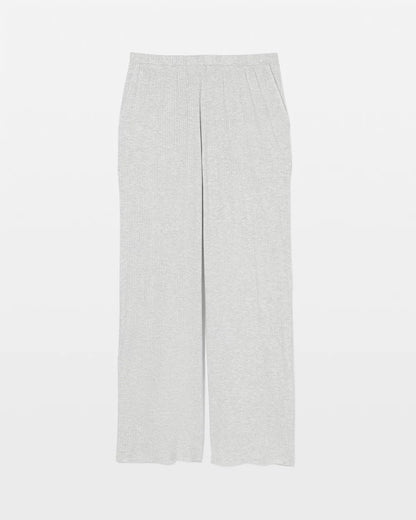 HEATHER FROST Pointelle Wide Leg Pajama Pant