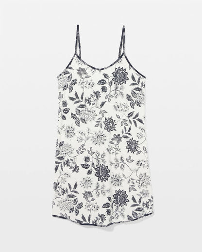 MEANDERING GARDEN CHAMP V-Neck Chemise