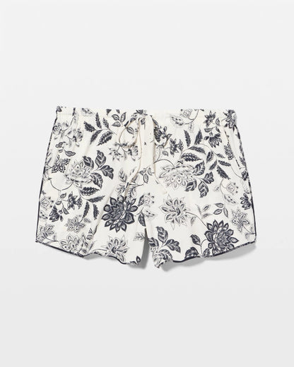 MEANDERING GARDEN CHAMP Printed Pajama Shorts