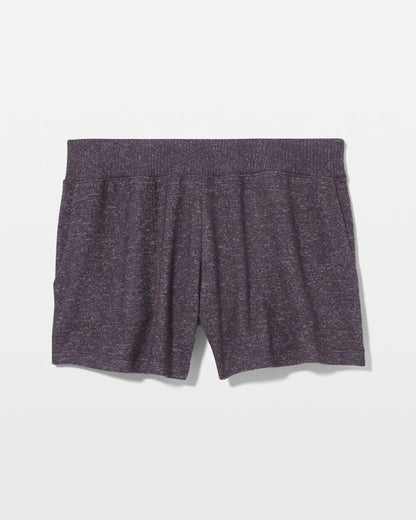 GRAY INK/PEARLED IVORY CozyLuxe Pajama Short