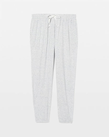 BLUE SLUB Slub Banded Ankle Pajama Pant