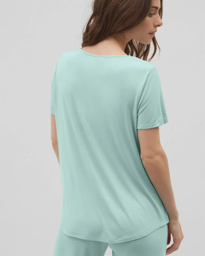 HARBOR GREEN Short Sleeve Pajama Tee