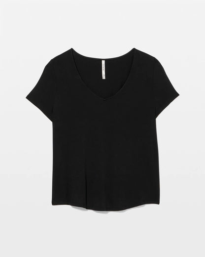 BLACK Short Sleeve Pajama Tee