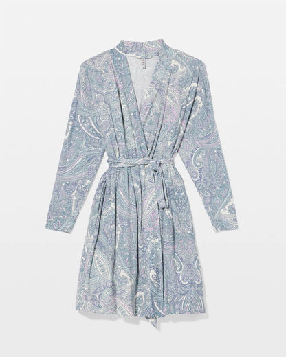 GLOBAL PAISLEY GRAND C Short Robe