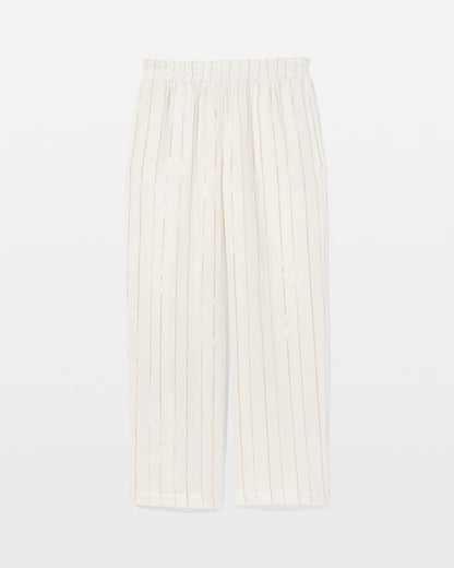 CHAMPAGNE STRIPE Cotton Gauze Pajama Pant