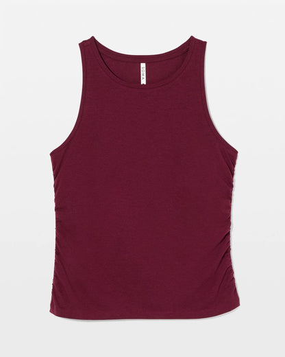 VELVET PLUM Ruched Pajama Tank
