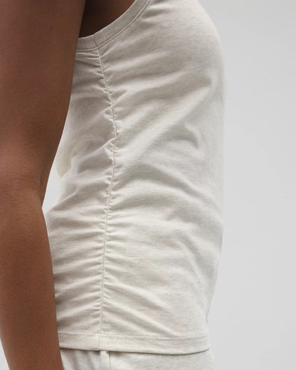 HEATHER CRYSTAL Ruched Pajama Tank