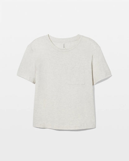 HEATHER CRYSTAL Short-Sleeve Pocket Pajama Tee