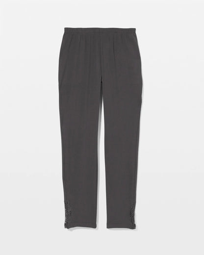 DARK EVERGLADE Rib Ankle Pajama Pants