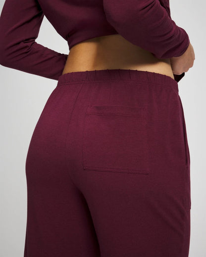 VELVET PLUM Crop Pajama Pants