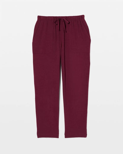VELVET PLUM Crop Pajama Pants