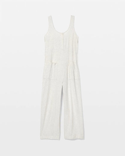 HEATHER CRYSTAL Henley Jumpsuit