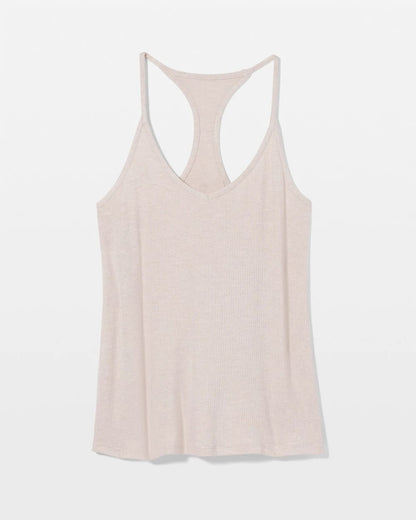 HEATHER BARELY THERE Lightweight Rib Knit Pajama Cami