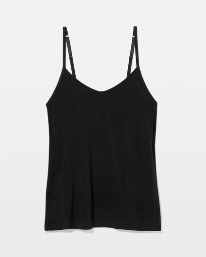 BLACK V-Neck Pajama Cami