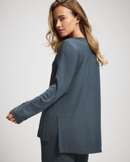 PETROL Long Sleeve Pajama Tee
