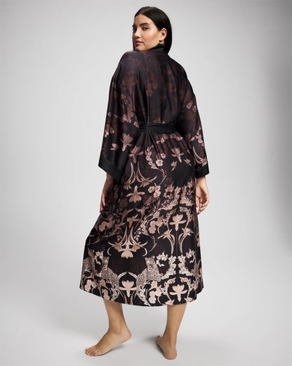 SAVANNA DAMASK BDR Long Robe