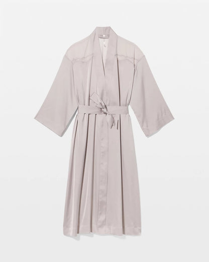 GRAY GLASS Lace Long Robe