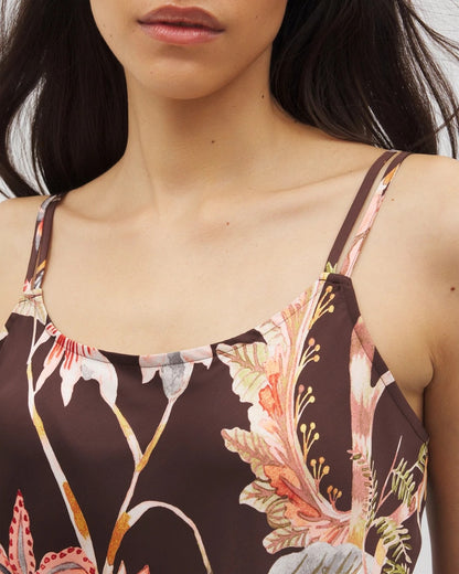 PARROT-DISO PLUME G FR Double Strap Pajama Cami